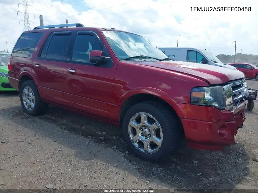 2014 Ford Expedition Limited VIN: 1FMJU2A58EEF00458 Lot: 42601878
