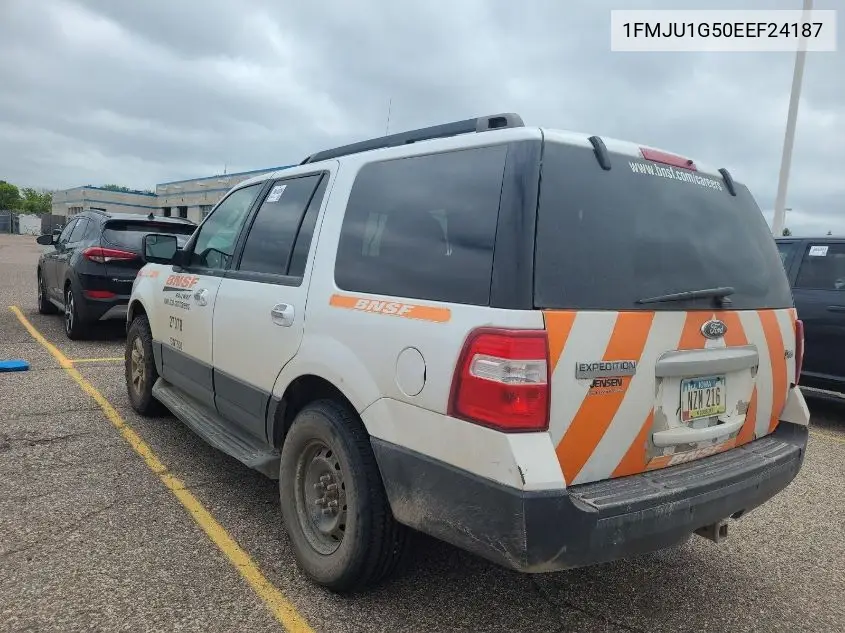 2014 Ford Expedition Xl VIN: 1FMJU1G50EEF24187 Lot: 42616117