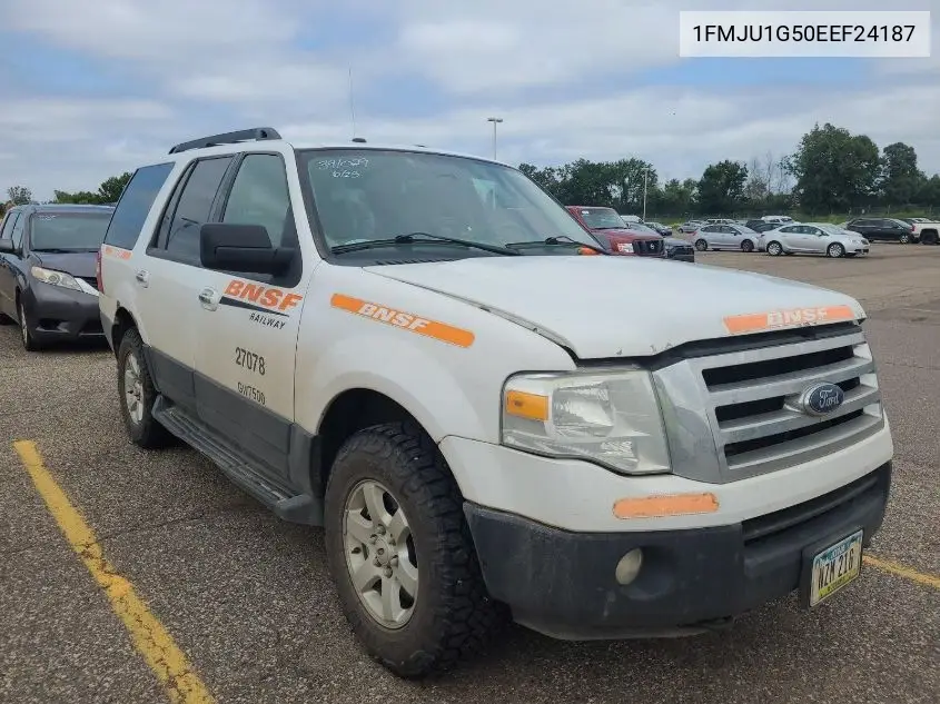2014 Ford Expedition Xl VIN: 1FMJU1G50EEF24187 Lot: 42616117