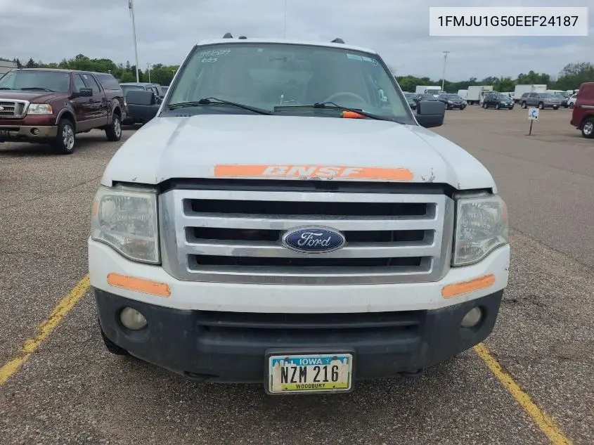 2014 Ford Expedition Xl VIN: 1FMJU1G50EEF24187 Lot: 42616117