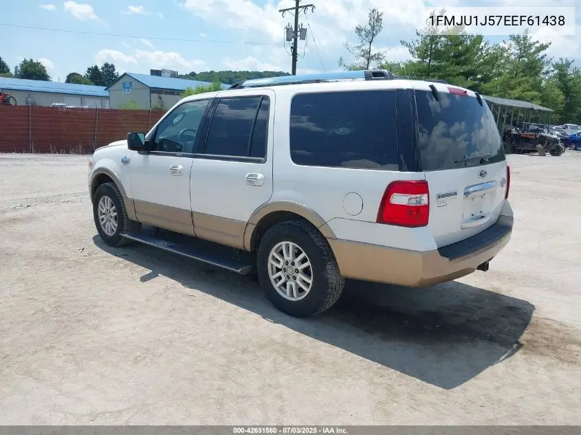 2014 Ford Expedition King Ranch VIN: 1FMJU1J57EEF61438 Lot: 42651560