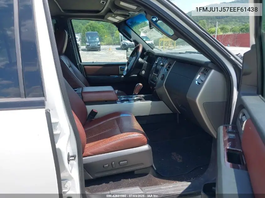 2014 Ford Expedition King Ranch VIN: 1FMJU1J57EEF61438 Lot: 42651560
