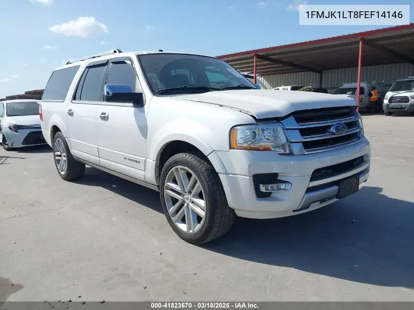 2015 Ford Expedition El Platinum VIN: 1FMJK1LT8FEF14146 Lot: 41823670
