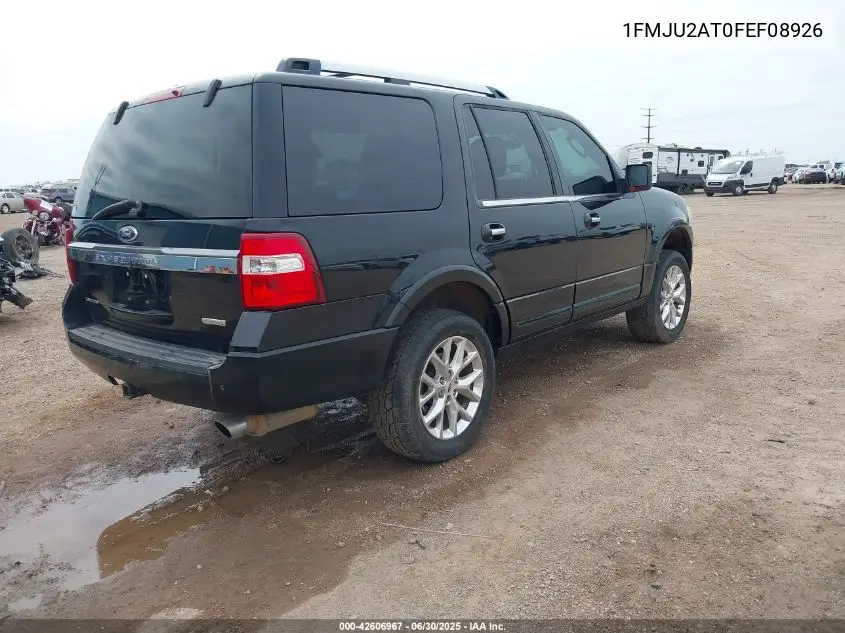 2015 Ford Expedition Limited VIN: 1FMJU2AT0FEF08926 Lot: 42606967