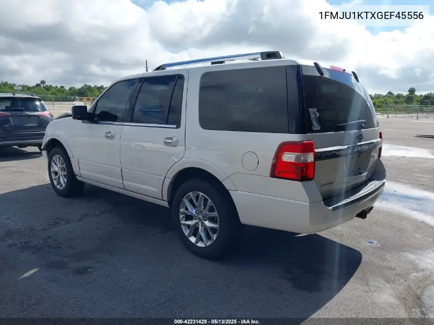 2016 Ford Expedition Limited VIN: 1FMJU1KTXGEF45556 Lot: 42231429
