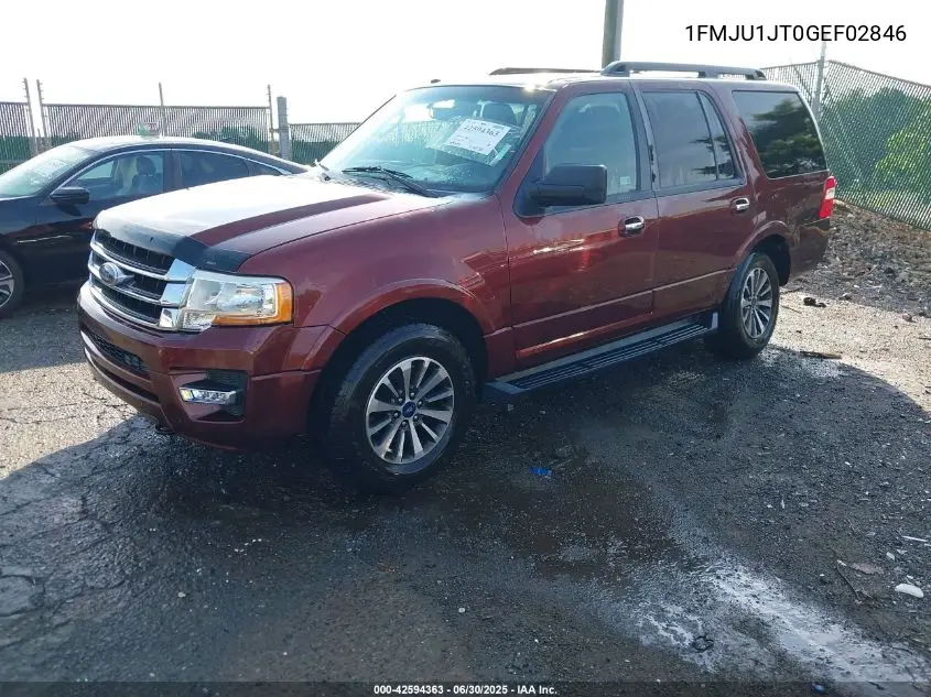 2016 Ford Expedition Xlt/King Ranch VIN: 1FMJU1JT0GEF02846 Lot: 42594363