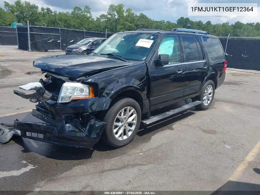 2016 Ford Expedition Limited VIN: 1FMJU1KT1GEF12364 Lot: 42636987