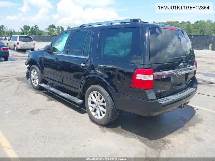 2016 Ford Expedition Limited VIN: 1FMJU1KT1GEF12364 Lot: 42636987