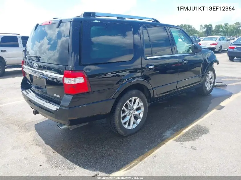 2016 Ford Expedition Limited VIN: 1FMJU1KT1GEF12364 Lot: 42636987