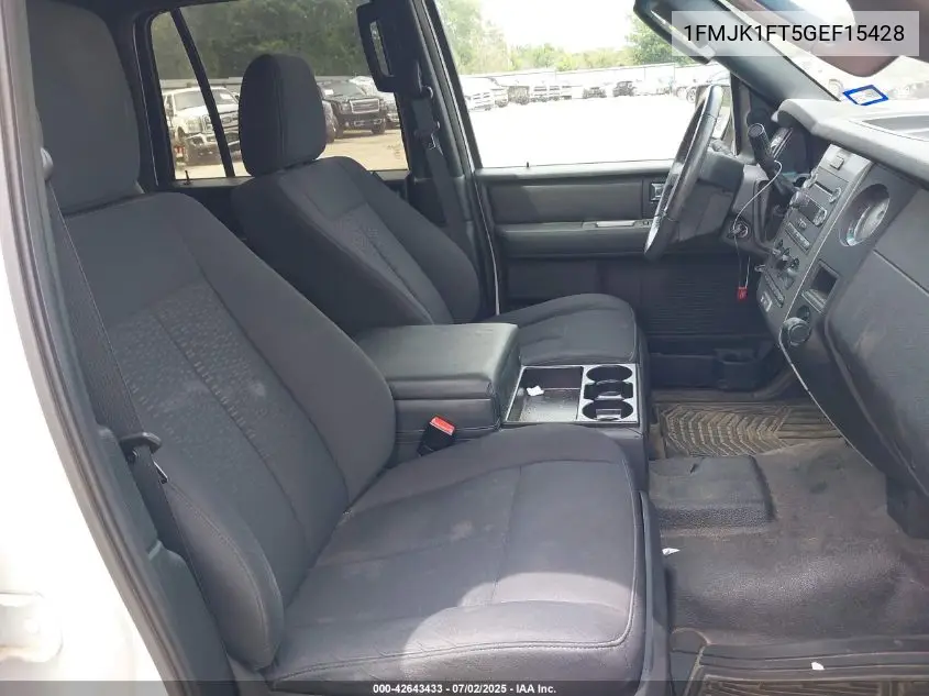 2016 Ford Expedition El Xl VIN: 1FMJK1FT5GEF15428 Lot: 42643433