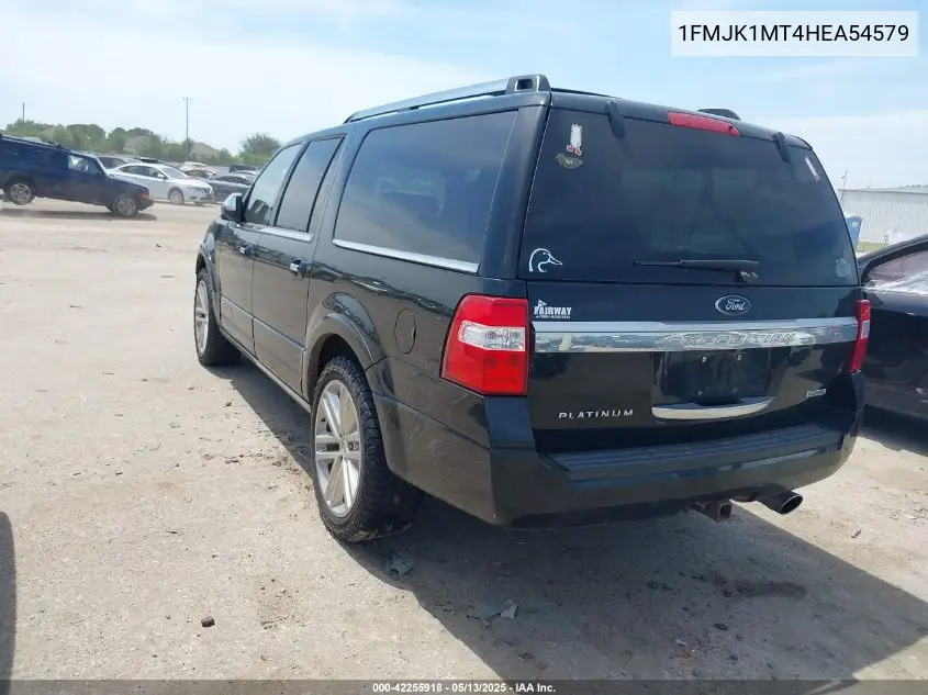 2017 Ford Expedition El Platinum VIN: 1FMJK1MT4HEA54579 Lot: 42255918