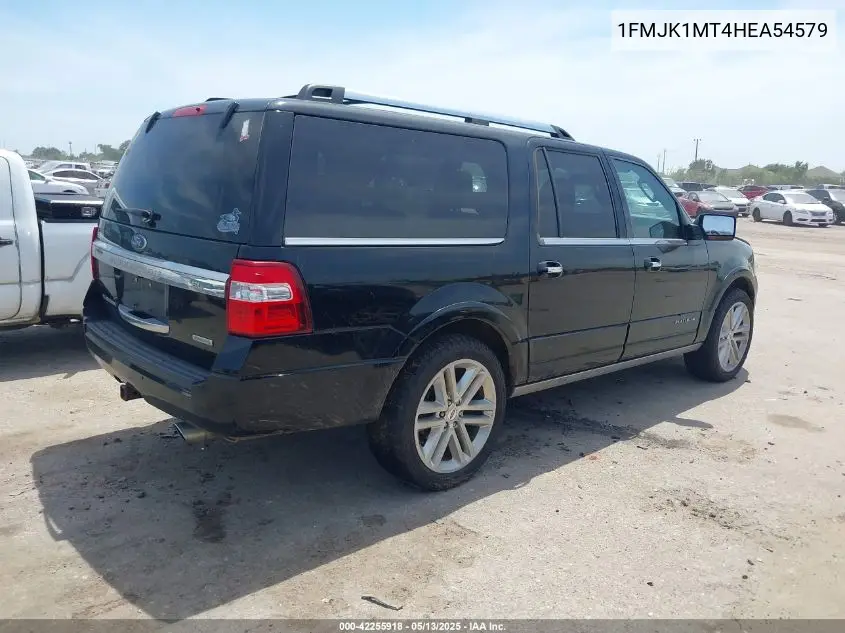 2017 Ford Expedition El Platinum VIN: 1FMJK1MT4HEA54579 Lot: 42255918