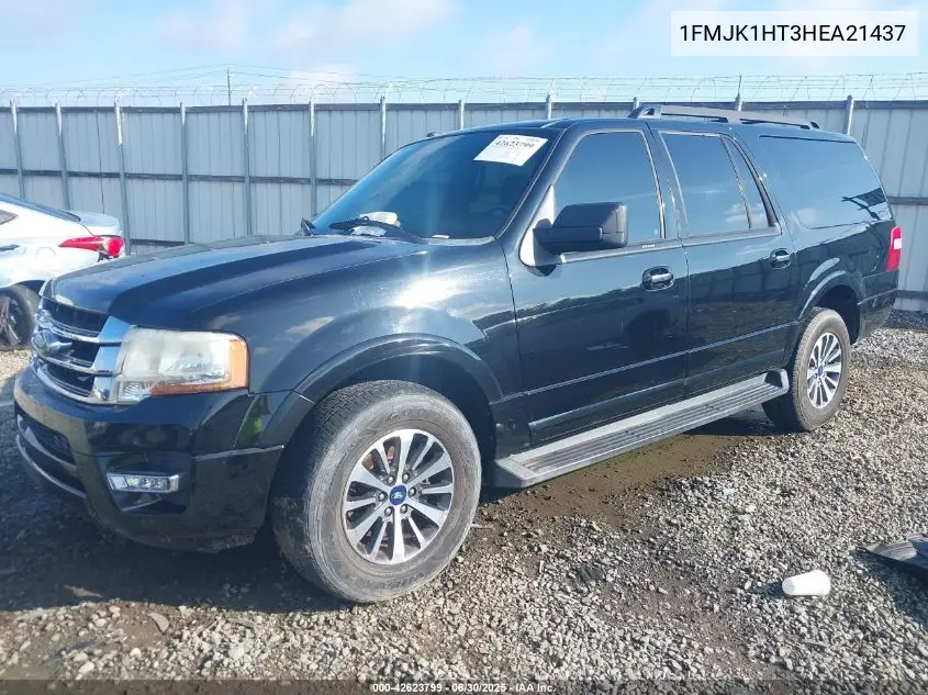 2017 Ford Expedition Xlt VIN: 1FMJK1HT3HEA21437 Lot: 42623799