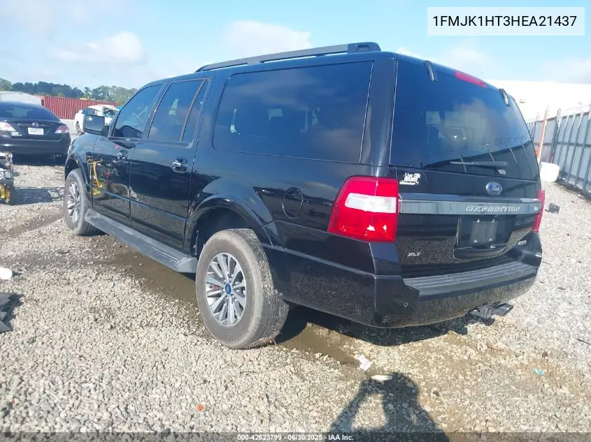 2017 Ford Expedition Xlt VIN: 1FMJK1HT3HEA21437 Lot: 42623799