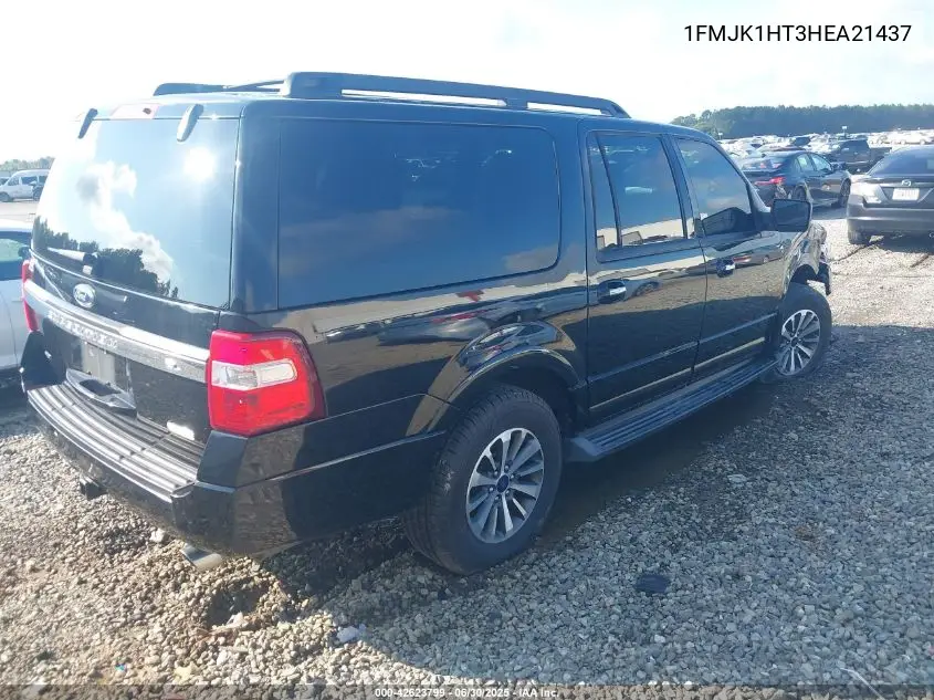 2017 Ford Expedition Xlt VIN: 1FMJK1HT3HEA21437 Lot: 42623799