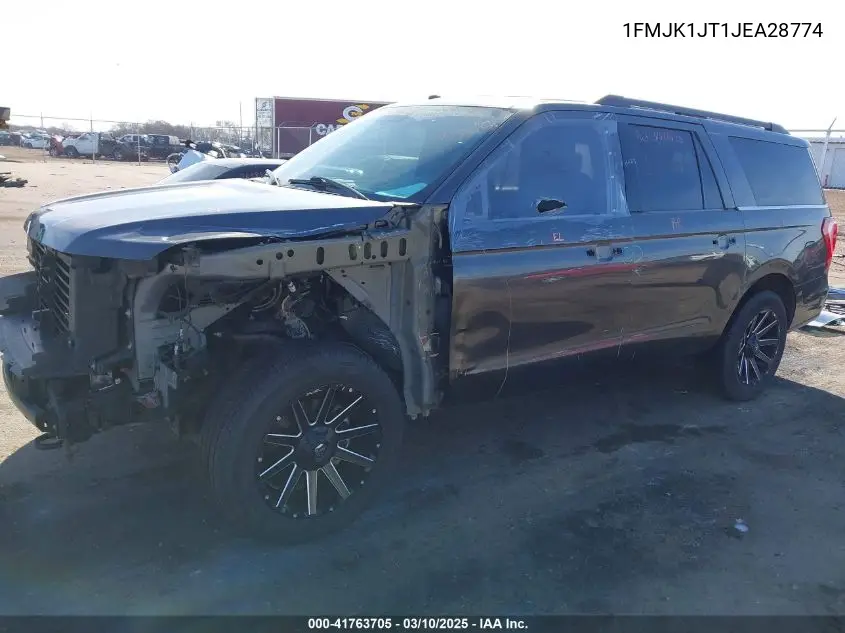 2018 Ford Expedition Max Xlt VIN: 1FMJK1JT1JEA28774 Lot: 41763705
