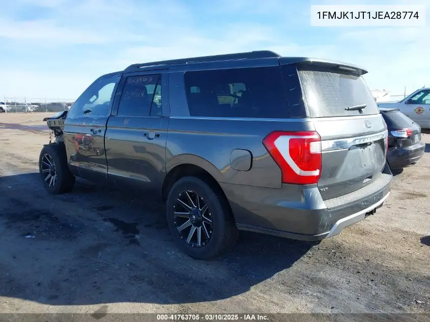 2018 Ford Expedition Max Xlt VIN: 1FMJK1JT1JEA28774 Lot: 41763705
