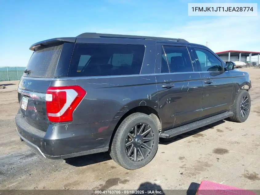 2018 Ford Expedition Max Xlt VIN: 1FMJK1JT1JEA28774 Lot: 41763705