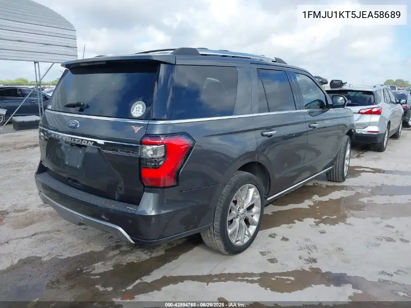 2018 Ford Expedition Limited VIN: 1FMJU1KT5JEA58689 Lot: 42594768