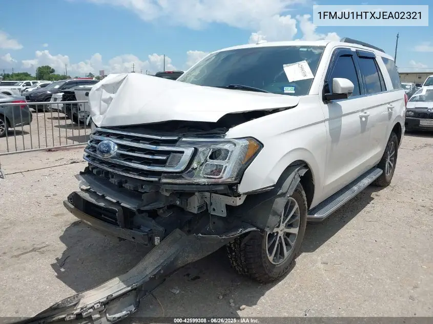 2018 Ford Expedition Xlt VIN: 1FMJU1HTXJEA02321 Lot: 42599308