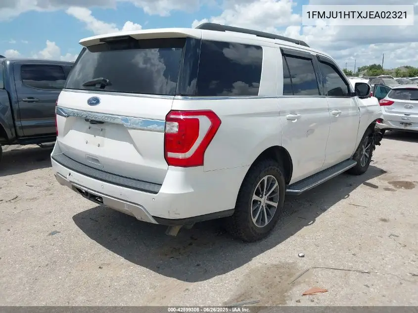 2018 Ford Expedition Xlt VIN: 1FMJU1HTXJEA02321 Lot: 42599308