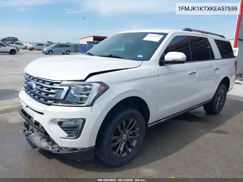2019 Ford Expedition Max Limited VIN: 1FMJK1KTXKEA57559 Lot: 42234935
