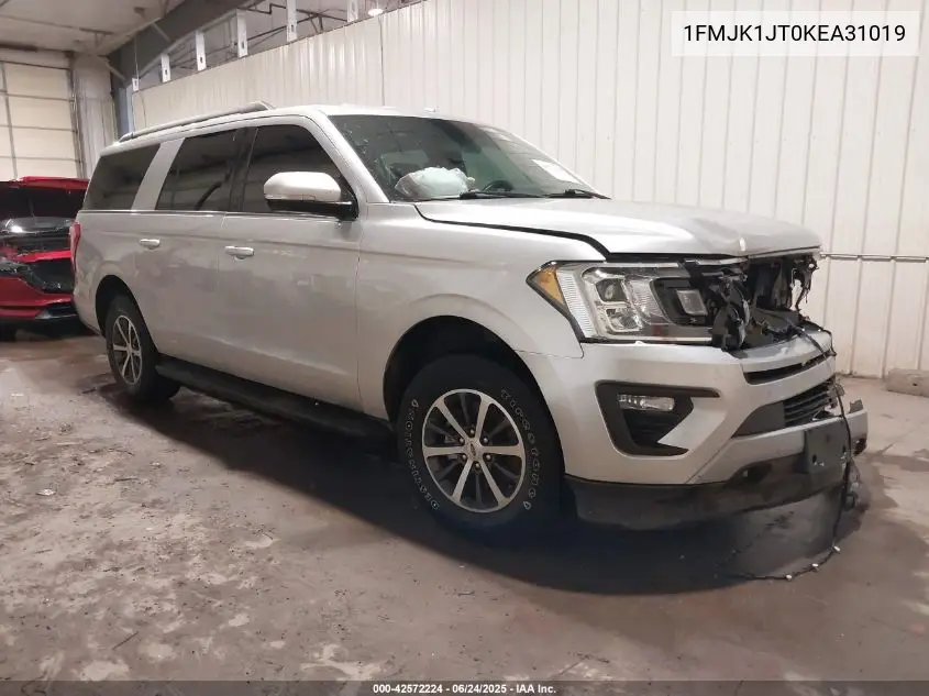 2019 Ford Expedition Max Xlt VIN: 1FMJK1JT0KEA31019 Lot: 42572224