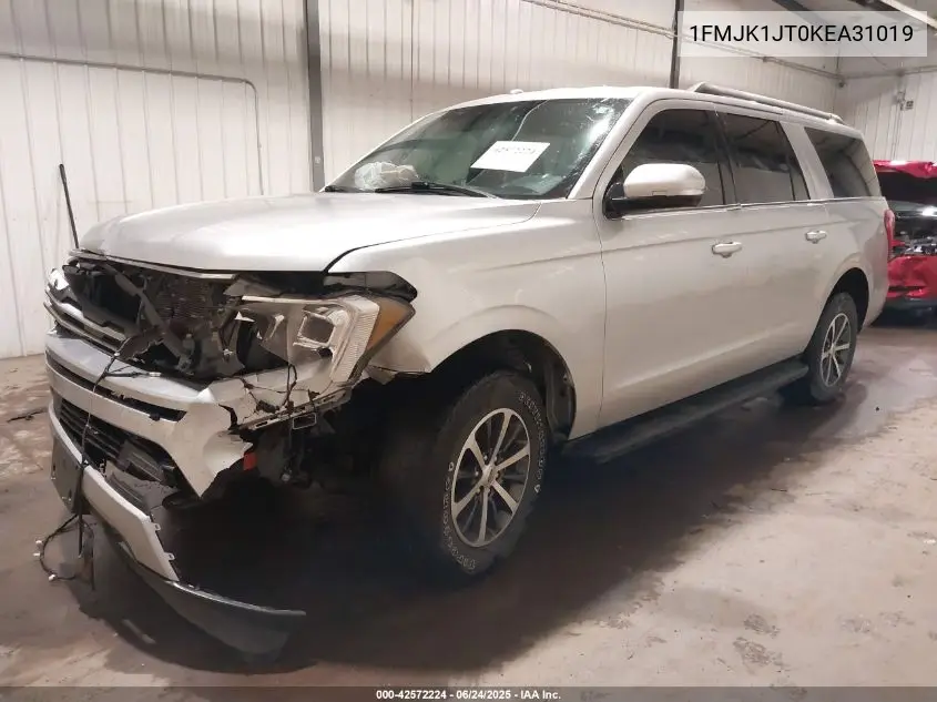 2019 Ford Expedition Max Xlt VIN: 1FMJK1JT0KEA31019 Lot: 42572224