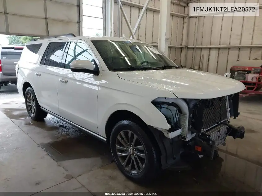2020 Ford Expedition Limited Max VIN: 1FMJK1KT2LEA20572 Lot: 42253203