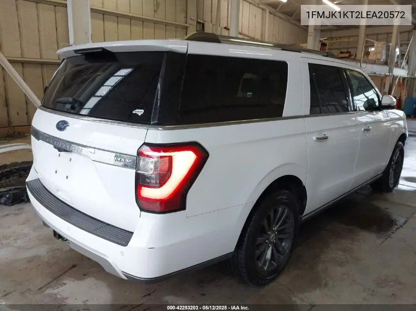 2020 Ford Expedition Limited Max VIN: 1FMJK1KT2LEA20572 Lot: 42253203
