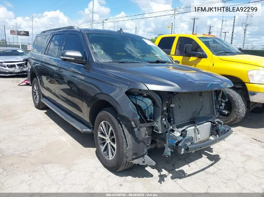2020 Ford Expedition Xlt Max VIN: 1FMJK1HT8LEA92299 Lot: 42398700