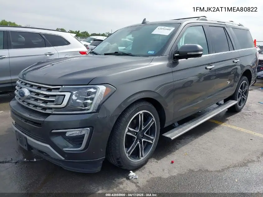 2021 Ford Expedition Limited Max VIN: 1FMJK2AT1MEA80822 Lot: 42055900