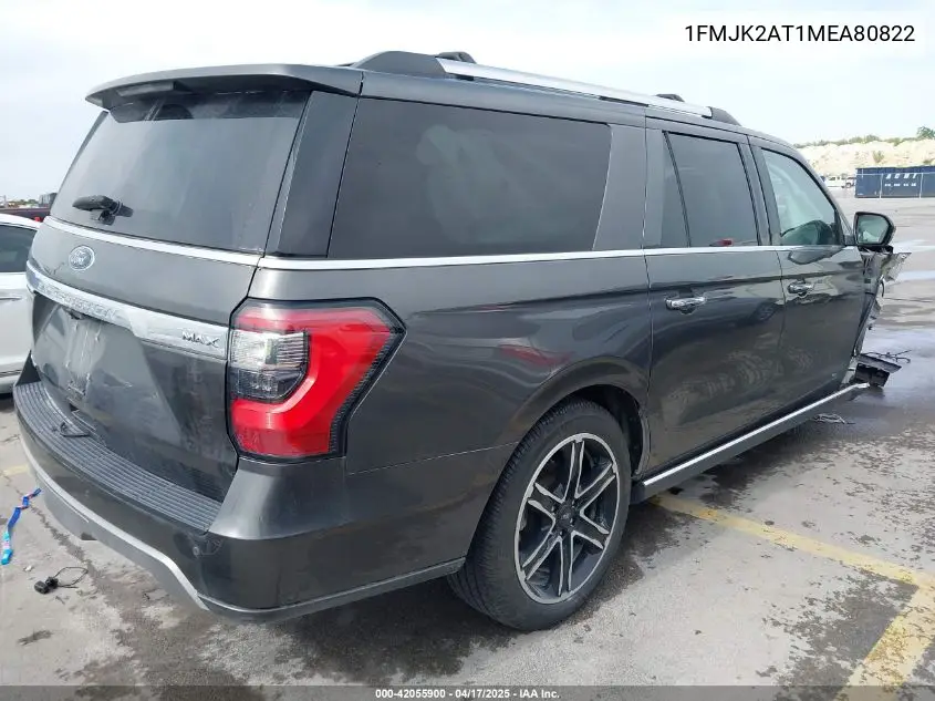 2021 Ford Expedition Limited Max VIN: 1FMJK2AT1MEA80822 Lot: 42055900