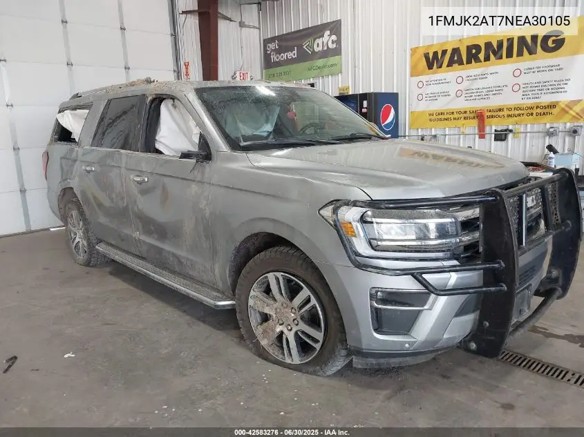 2022 Ford Expedition Limited Max VIN: 1FMJK2AT7NEA30105 Lot: 42583276