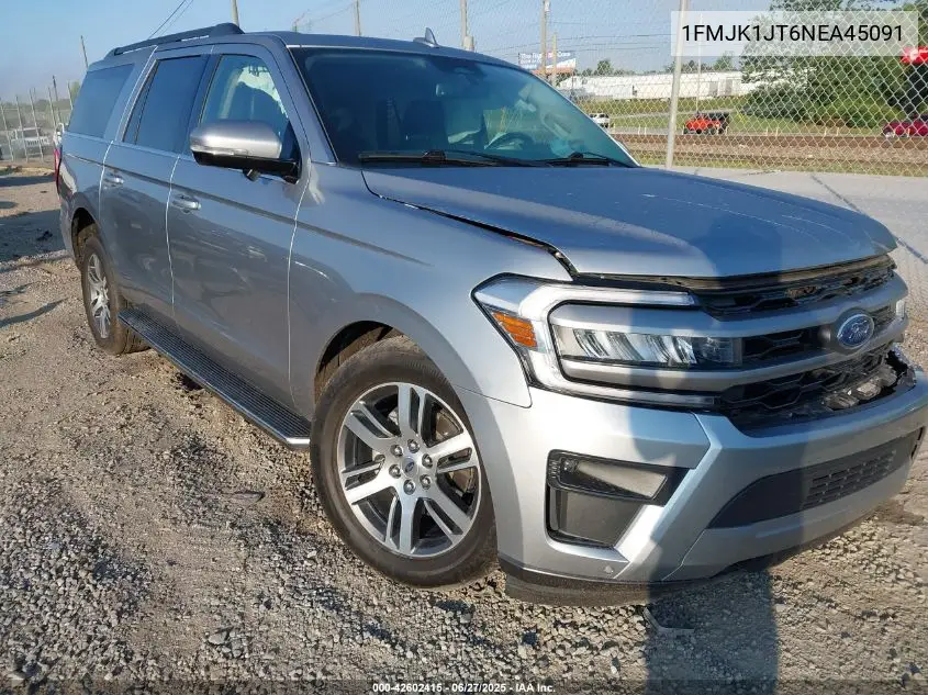 2022 Ford Expedition Xlt Max VIN: 1FMJK1JT6NEA45091 Lot: 42602415