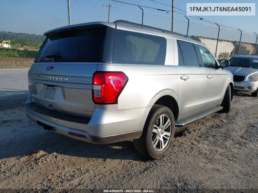 2022 Ford Expedition Xlt Max VIN: 1FMJK1JT6NEA45091 Lot: 42602415