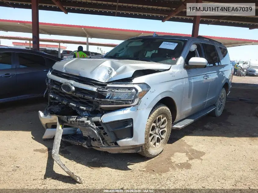 2022 Ford Expedition Xlt VIN: 1FMJU1HT4NEA67039 Lot: 42609959