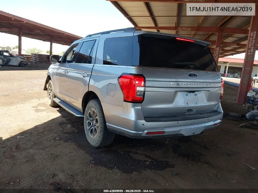 2022 Ford Expedition Xlt VIN: 1FMJU1HT4NEA67039 Lot: 42609959