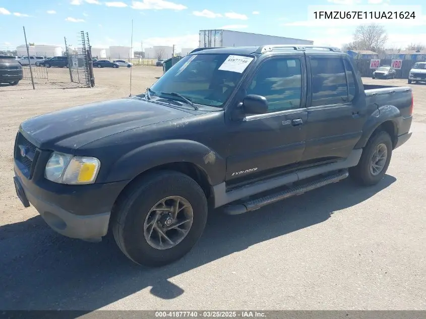 2001 Ford Explorer Sport Trac VIN: 1FMZU67E11UA21624 Lot: 41877740