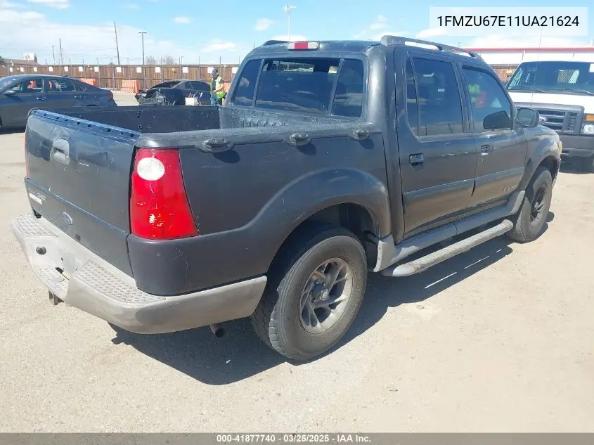 2001 Ford Explorer Sport Trac VIN: 1FMZU67E11UA21624 Lot: 41877740