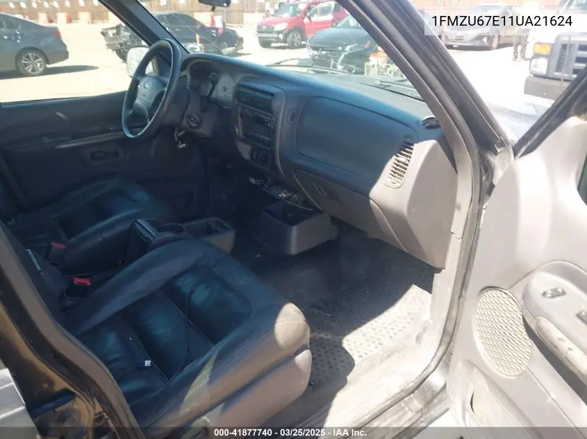 2001 Ford Explorer Sport Trac VIN: 1FMZU67E11UA21624 Lot: 41877740