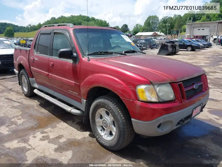 2001 Ford Explorer Sport Trac VIN: 1FMZU77E01UB39685 Lot: 42459928
