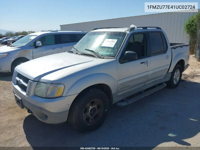 2001 Ford Explorer Sport Trac VIN: 1FMZU77E41UC02724 Lot: 42462705
