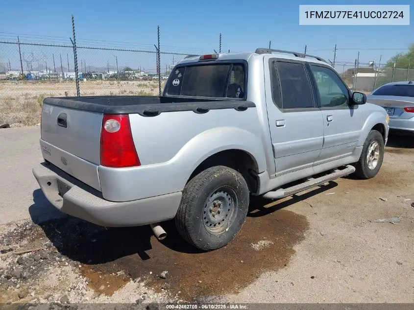 2001 Ford Explorer Sport Trac VIN: 1FMZU77E41UC02724 Lot: 42462705