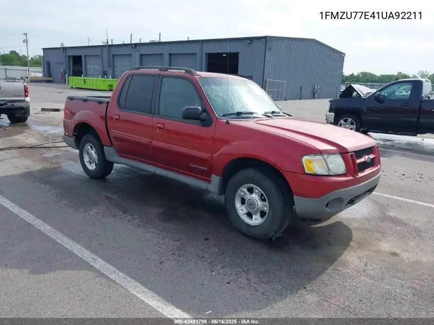 2001 Ford Explorer Sport Trac VIN: 1FMZU77E41UA92211 Lot: 42481796
