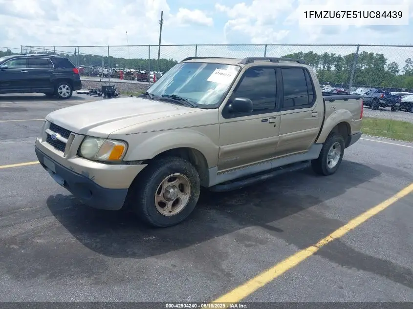 2001 Ford Explorer Sport Trac VIN: 1FMZU67E51UC84439 Lot: 42504240