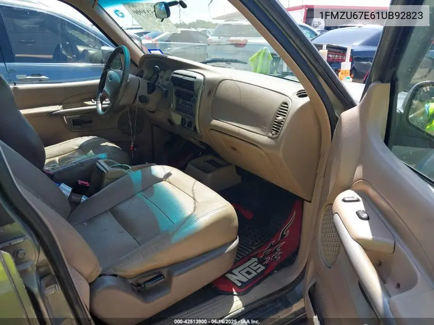 2001 Ford Explorer Sport Trac VIN: 1FMZU67E61UB92823 Lot: 42513900