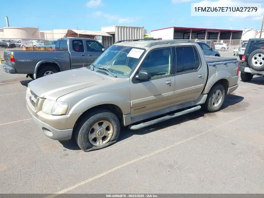 2001 Ford Explorer Sport Trac VIN: 1FMZU67E71UA27279 Lot: 42564976