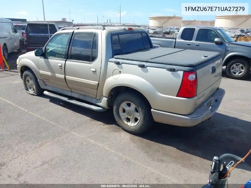 2001 Ford Explorer Sport Trac VIN: 1FMZU67E71UA27279 Lot: 42564976