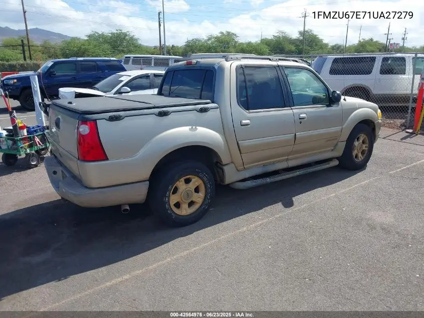 2001 Ford Explorer Sport Trac VIN: 1FMZU67E71UA27279 Lot: 42564976
